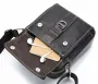 BULLCAPTAIN Genuine Leather Men's Messenger Bag Casual Crossbody Handbag Gift for Man Business Shoulder Bag