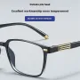 Anti Blue Light Reading Glasses Men Black Full Frame Hyperopia Eyewear High-definition Comfortable Presbyopia Glasses