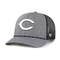 CINCINNATI REDS CARBON ROPE BVHATS 47 TRUCKER