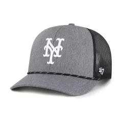 NEW YORK METS CARBON ROPE BVHATS 47 TRUCKER