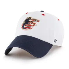 BALTIMORE ORIOLES PATRIOTIC FLAG FILL BVHATS 47 CLEANUP