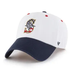 SEATTLE MARINERS PATRIOTIC FLAG FILL BVHATS 47 CLEAN UP