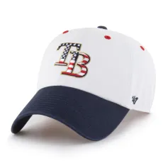 TAMPA BAY RAYS PATRIOTIC FLAG FILL BVHATS 47 CLEAN UP