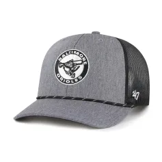 BALTIMORE ORIOLES COOPERSTOWN CARBON ROPE BVHATS 47 TRUCKER