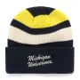 MICHIGAN WOLVERINES CLUBHOUSE JENNINGS BVHATS 47 CUFF KNIT