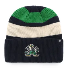NOTRE DAME FIGHTING IRISH CLUBHOUSE JENNINGS BVHATS 47 CUFF KNIT