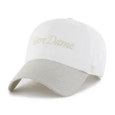 NOTRE DAME FIGHTING IRISH FOUNDATION SCRIPT TWO TONE BVHATS 47 CLEAN UP