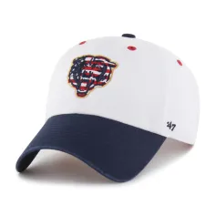CHICAGO BEARS PATRIOTIC FLAG FILL BVHATS 47 CLEAN UP
