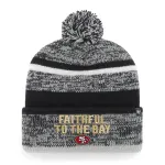 SAN FRANCISCO 49ERS SCRIPT NORTHWARD BVHATS 47 CUFF KNIT