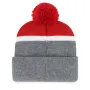 DETROIT RED WINGS SPLIT SHADOW BVHATS 47 CUFF KNIT
