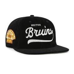 OLD TIME HOCKEY BOSTON BRUINS VINTAGE FLOW TRIPLE HIT BVHATS 47 CAPTAIN RL RELAXED