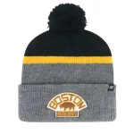 BOSTON BRUINS VINTAGE SPLIT SHADOW BVHATS 47 CUFF KNIT