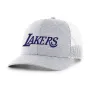 LOS ANGELES LAKERS HARRINGTON SCRIPT BVHATS 47 TRUCKER