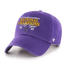 LOUISIANA STATE TIGERS LSU COLLEGE WORLD SERIES CHAMPS BVHATS 47 CLEAN UP