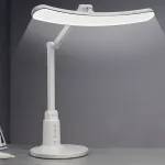 Elfeland Rechargeable LED Desk Lamp with 360° Adjustable Arm 4 Brightness Levels 3 Color Temperatures 45-Min Timer & Eye Protection