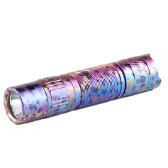 Convoy T3 Colorful Titanium Alloy Compact EDC Flashlight High CRI 12-group Modes AA 14500 Battery LED Torch Tactical Survival Tools