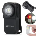 Astrolux CP01 Rechargeable EDC Flashlight 250 Lumens Dual Sources Compact Pocket Clip Light Convenient USB C Charging Magnetic Flash Lights with Memory Mode Lockout Design Beacon Mode for Working, Cycling, Emergency, Signaling Tool