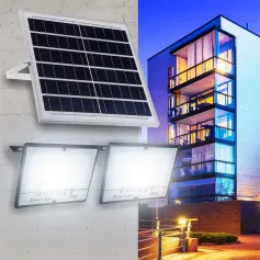 77LED～410LEDソーラー投光器（リモコン付き）屋外ガーデンセキュリティライト