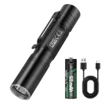 SEEKNITE RJ13 500LM Mini Powerful LED Keychain Flahslight With 14500 Battery Portable Penlight Pocket Lamp Strong Light Handy Lanterna for Camping Outdoor Activities