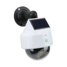 Solar Powered LED Wall Light Outdoor Security Lamp with Motion Sensor & Camera-Style Design Waterproof for Garden Patio & Yard Lighting