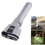 Multi Light Sourch Multifunctional Flashlight Solar Power Bank Outdoor USB Folding Camping LED Light Magnetic Work Light Warning Lamp
