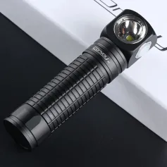 Konvwa H1 2 nan 1 Multionctional EDC dirije Flashlight Headlamp XML2 1000lm 18650 Flashlight Kan lachas lachas siklòn limyè