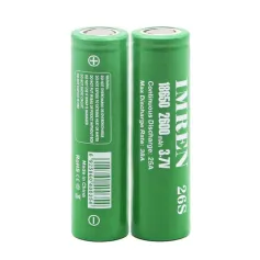 [USA Direct] 200Pcs Cylindrical 26S High Power 18650 2600mAh 3.7V 25A Rechargeable Lithium Ion Batteries li ion Flashlight Battery Cell