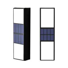 2 stuks sonkrag buite binnehof muur lampe outomatiese sensor waterdigte tuin villa LED lig sonpaneel nagbeligting