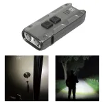 NITECORE TIP SE 700LM P8 Dual Light LED Keychain Flashlight Type-C Rechargeable QC Every Day Carry Mini Torch