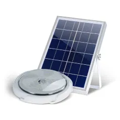 50W Solar Ceiling Light Home Indoor Lighting Living Room Outdoor Super Bright LED Hanging Light Remote Control Outdoor Garden Lamp