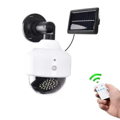 Solar Powered LED Wall Light Outdoor Security Lamp Split Design with Motion Sensor & Camera-Style Design Waterproof for Garden Patio & Yard Lighting