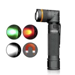 Nicron B70 1200LM 90 Degree Rechargeable LED Flashlight Black Headlamp Magnet Clip Handfree Ultra Bright LED Torch Headlight