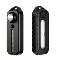 Bikight LED Red Blue Caution Emergency Police Clip Light USB Rechargeable Shoulder Flashing Warning Safety Torch Bicycle Tail Lamp