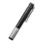 Multifunctional Portable LED Flashlight - White Light, Yellow Light, UV Light Penlight with Type-C Charging and Pen Clip Light