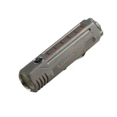 LUMINTOP Thor6 1200M Long Throw EDC LEP Flashlights Titanium Heavy Duty Tactical EDC Survival Tools 370LM Self Protection Outdoor LED Torch With 21700 Rechargeable Battery