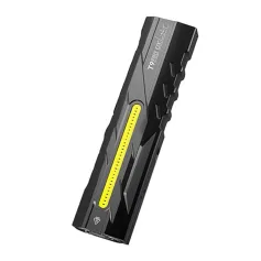 Warsun T9pro 1300LM Ultra-helder flitslig EDC-lem draagbare aluminiumlegeringsfakkel met rooi laser- en UV-lig vir buitebeligting