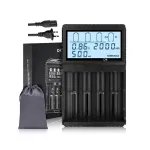 [USA Direct] D4-4 Slot with LCD Screen Universal Rechargeable Battery QC Charger For Li-ion 18650 21700 26650 AA AAA Batteries Cell Flashlight RC Toys Home Tools Battery