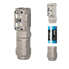 WUBEN E7 2in1 1800ルーメン LEDヘッドランプ 充電式懐中電灯 18350 18650バッテリー コンパクト EDC ミニトーチ マグネット式テールワークランプ 防水ヘッドライト アウトドア キャンプ ランニング ハイキング 釣り用
