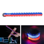 NEXTORCH UT21L Red Blue Flashing Warning Flap Bracelet All Round Warning Flashlight USB Rechargeable 5 Lighting Modes For Running Camping