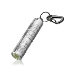 Lumintop Silver Fox 760LM Mini EDC Keychain Flashlight Magnetic Tail Outlook Light Portable Self Protection Mini LED Torch