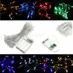 10M 80LED Battery Powered LED Funky ON/ Twinkling Lamp Fairy String Lights 