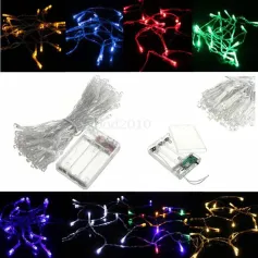 10M 80LED Battery Powered LED Funky ON/ Twinkling Lamp Fairy String Lights 