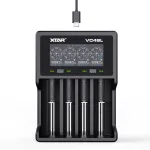 XTAR VC4SL QC3.0 LCD Screen Display 3.6V/3.7V/1.2V Li-ion Battery Charger 4-Slots Type-C Fast Charging Current Optional for 18650/21700 AAA AA Battery