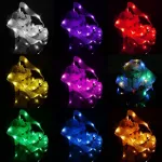 3M 30 LED Ribbon String Fairy Light Rafhlaða Powered Party Xmas Brúðkaup Skraut Lampi