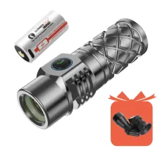 LUMINTOP THORMINI 700M Long Distance LEP Flashlight with 18350 Battery, 250 Lumens Long Shoot Beam Strong LEP Spotlight Portable Search Torch Outdoor Survival Tools