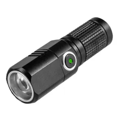 E-Smarter K91 Powerful Zoomable LED Flashlight with 18350 Battery USB Rechargeable Flash Light Camping Lamp IP64 Waterproof Fishing Lantern Lamp