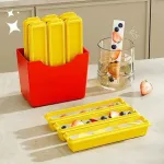 French Fries Long Frozen Ice Cube Mold Household Food Grade Ice Tray Ice Making Artifact Popsicle Mold Square Ice Large Icicle