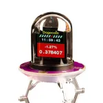 UFO-CLOCK Kreatywny zegar pogodowy Wyświetlacz LED Wielofunkcyjny UFO-CLOCK Kreatywny zegar pogodowy Zegar kursowy