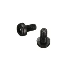 Suleve™ M3NR2 50pcs M3 Black Nylon Round Phillips Screw Bolts 6/15/20/25mm