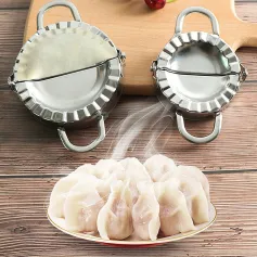 Utensílio de confeitaria de aço inoxidável, 2 moldes para bolinhos + cortador de farinha, 3 peças/conjunto